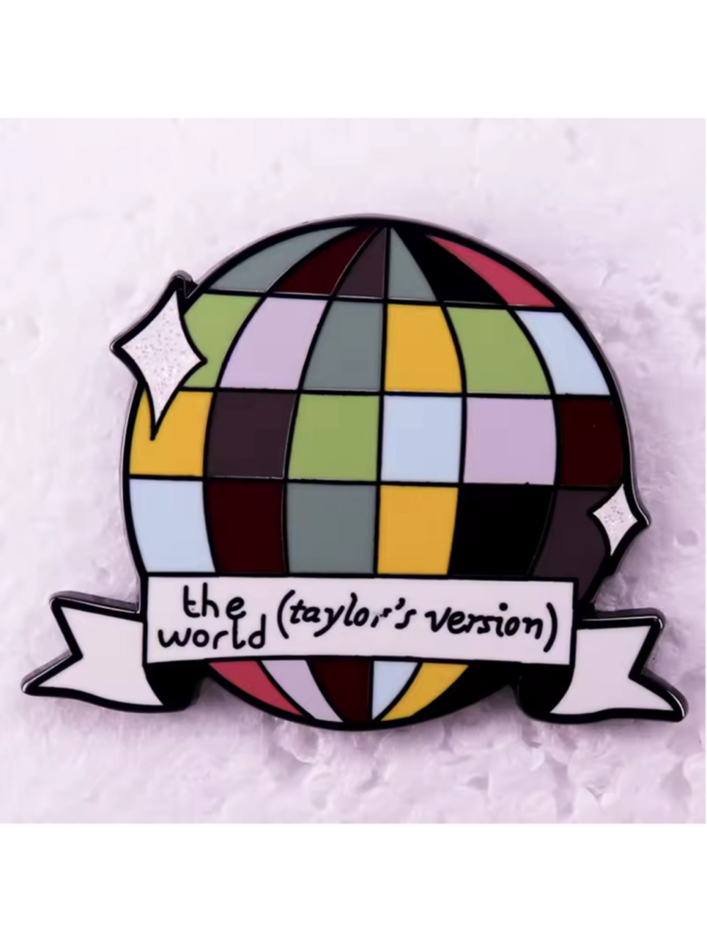 Taylor Swift ‘Taylor’s Version’ Multicolor Disco Ball Enamel Pin